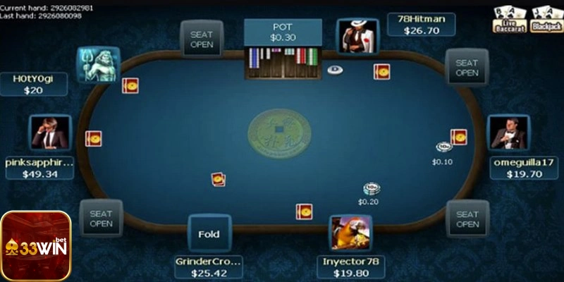 Kinh nghiệm đánh poker 33win cực hay cho người mới